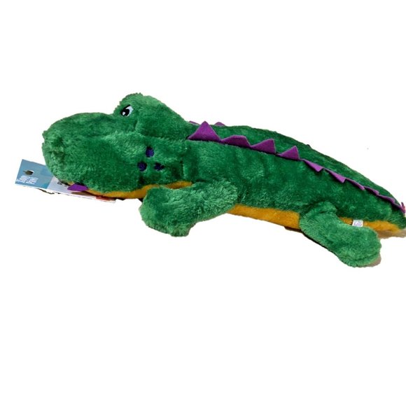 ZippyPaws Grunterz Alvin the Alligator Plush Dog 19" Toy NWT/NEW! - Picture 8 of 14